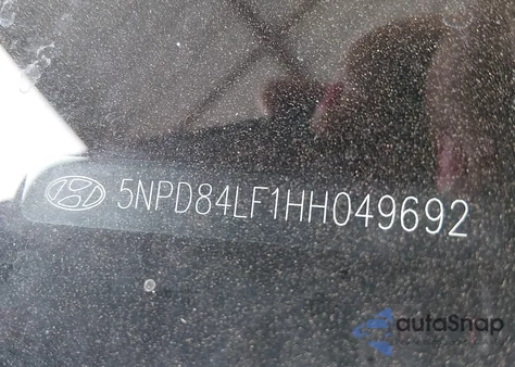 2017 Hyundai Elantra Se z USA, uszkodzony, nr VIN 5NPD84LF1HH049692